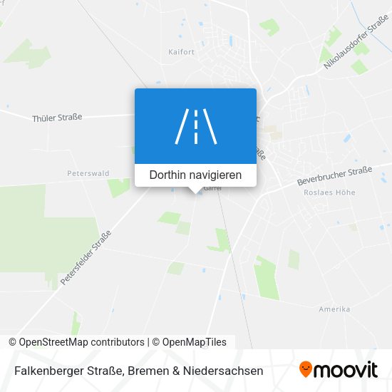 Falkenberger Straße Karte