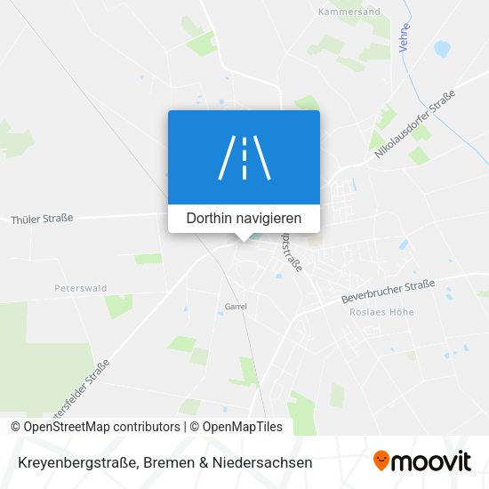Kreyenbergstraße Karte