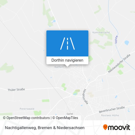 Nachtigallenweg Karte