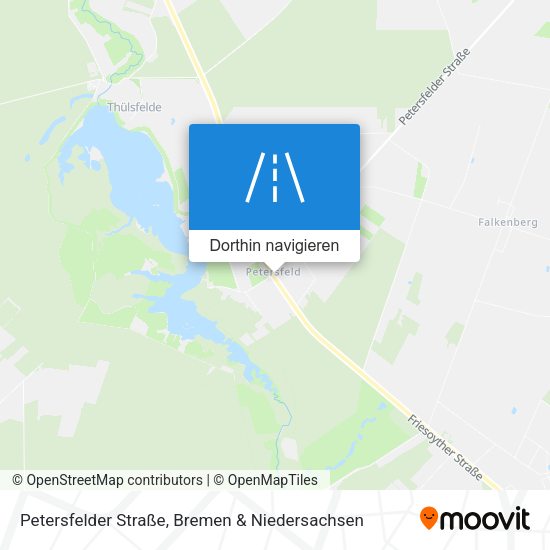 Petersfelder Straße Karte