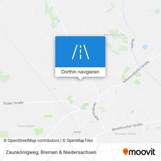 Zaunkönigweg Karte