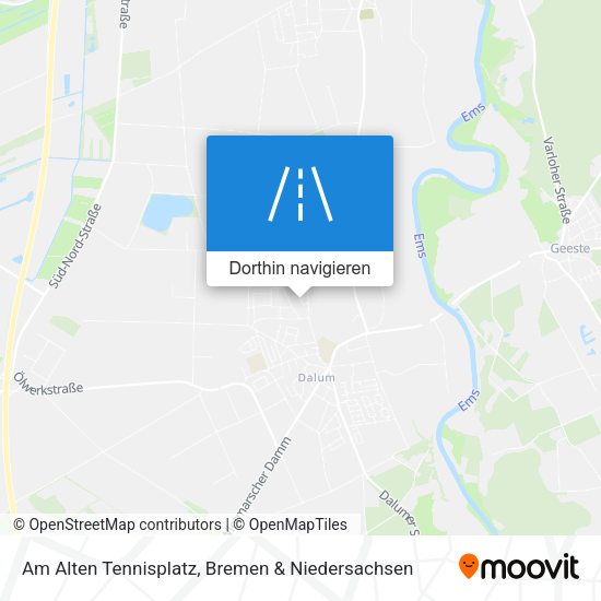 Am Alten Tennisplatz Karte