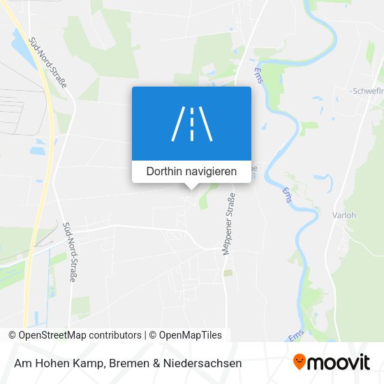 Am Hohen Kamp Karte