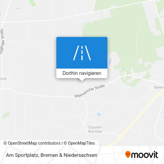 Am Sportplatz Karte