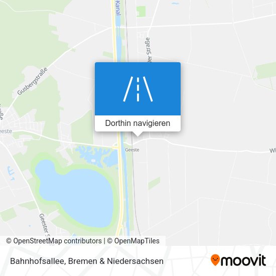Bahnhofsallee Karte
