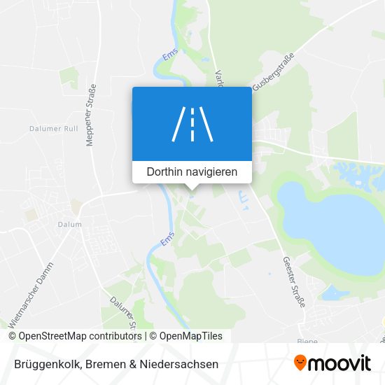 Brüggenkolk Karte