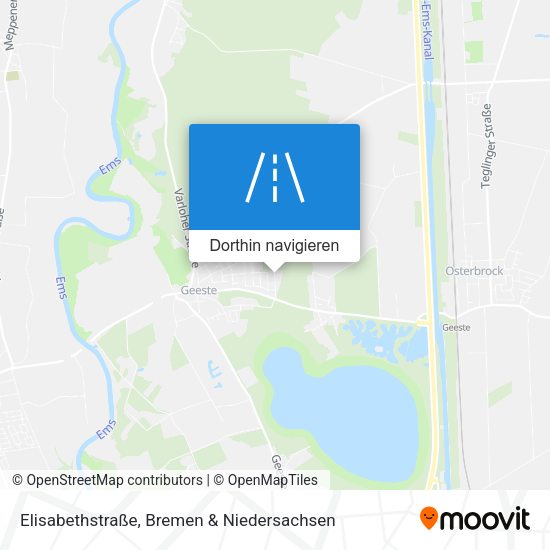 Elisabethstraße Karte