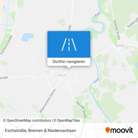 Eschstraße Karte