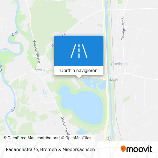 Fasanenstraße Karte