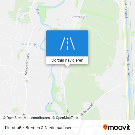 Flurstraße Karte