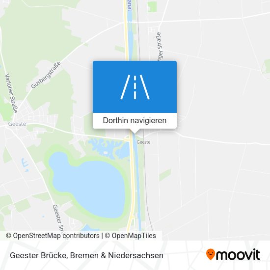 Geester Brücke Karte