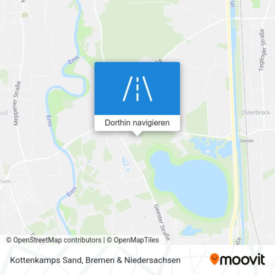 Kottenkamps Sand Karte