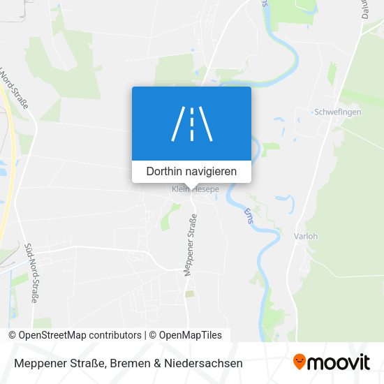 Meppener Straße Karte