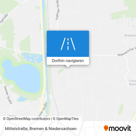 Mittelstraße Karte