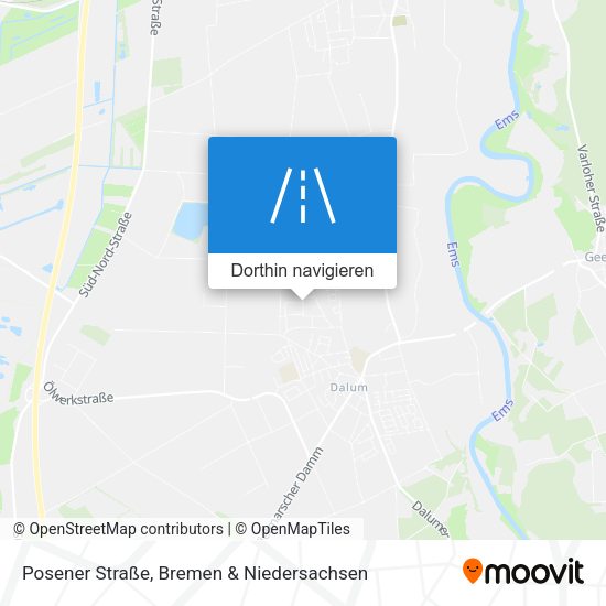 Posener Straße Karte