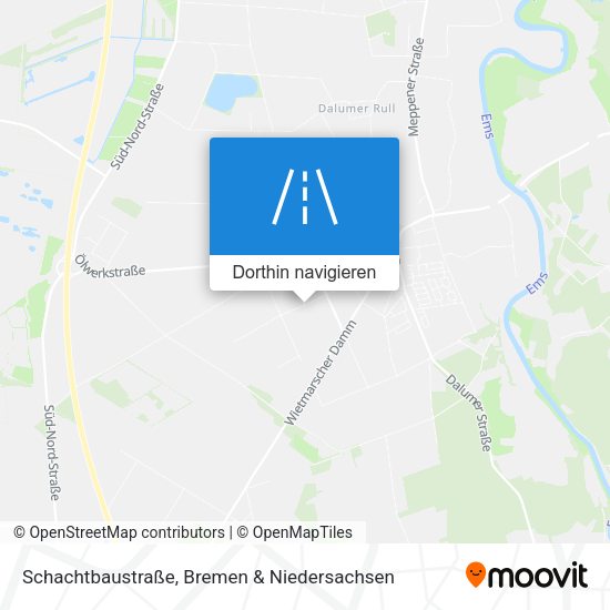 Schachtbaustraße Karte
