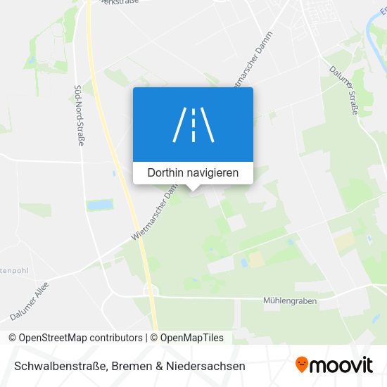 Schwalbenstraße Karte