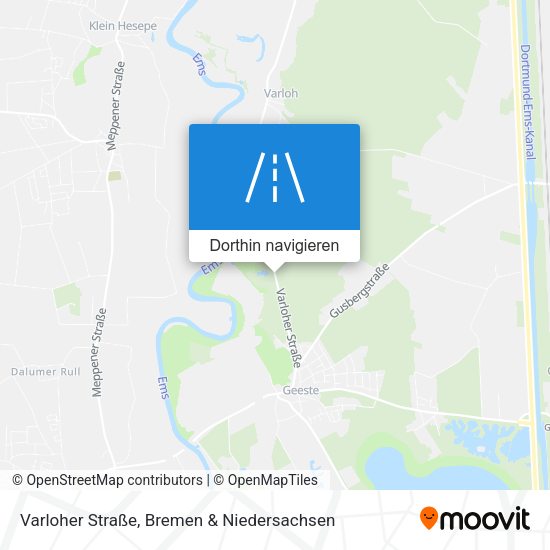 Varloher Straße Karte