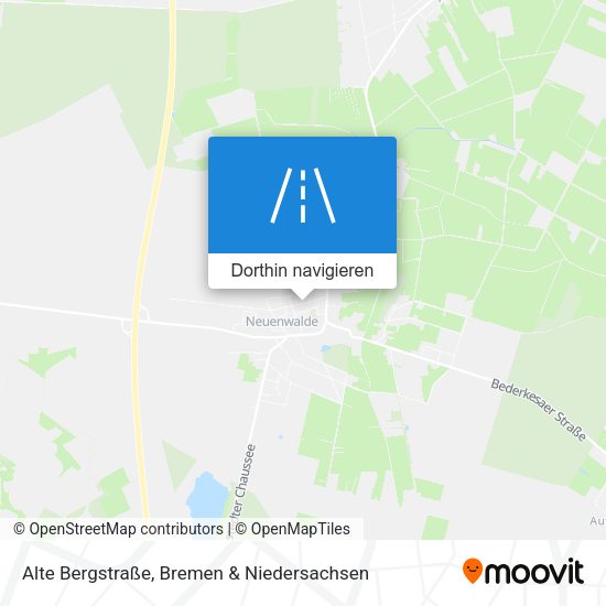 Alte Bergstraße Karte