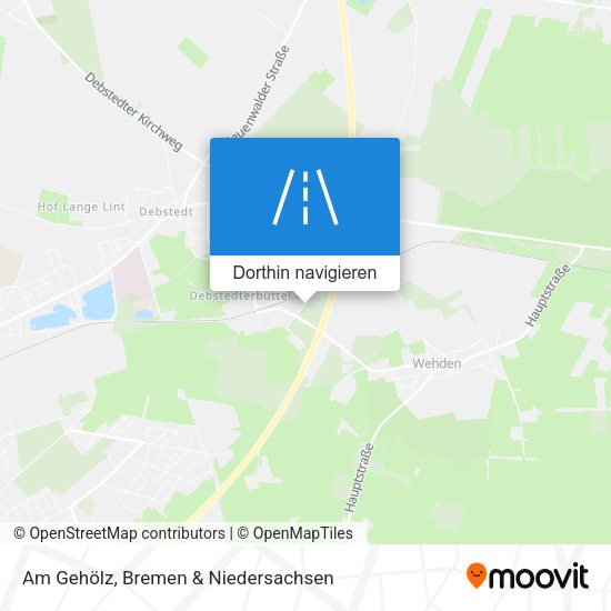 Am Gehölz Karte