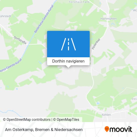 Am Osterkamp Karte