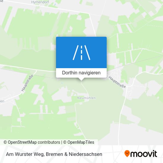 Am Wurster Weg Karte