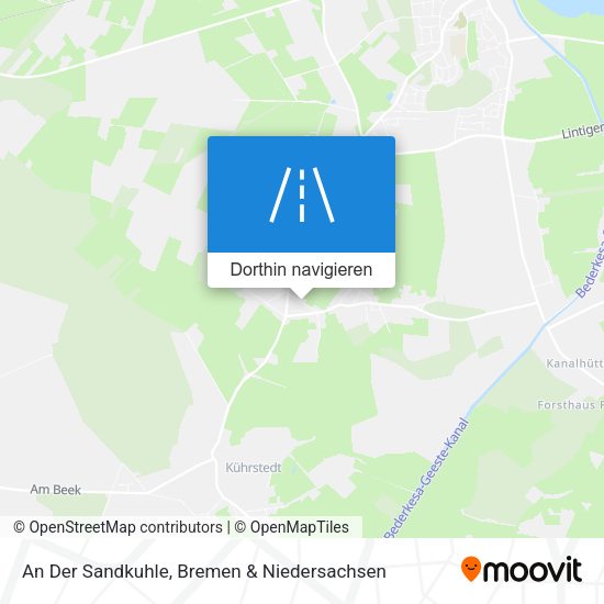 An Der Sandkuhle Karte