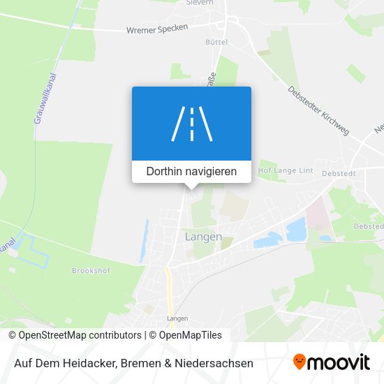 Auf Dem Heidacker Karte