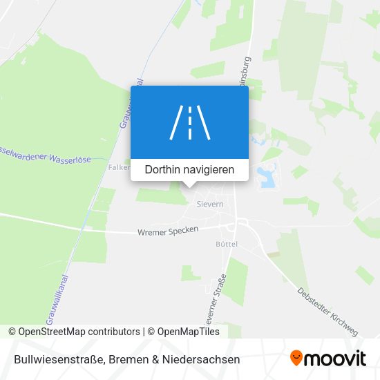 Bullwiesenstraße Karte