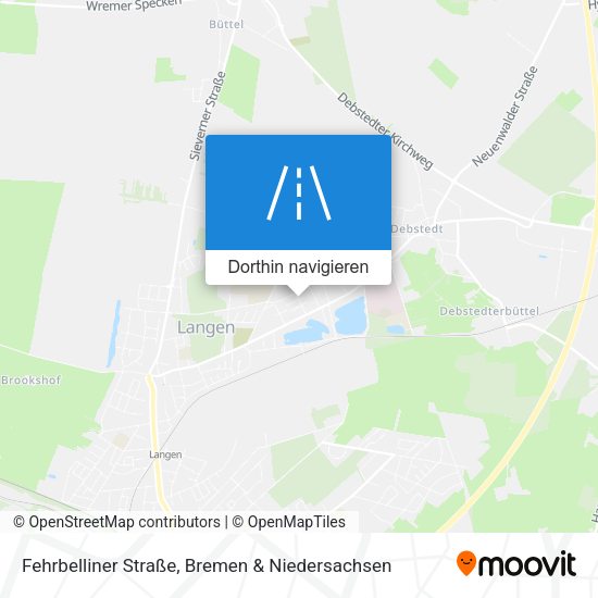 Fehrbelliner Straße Karte