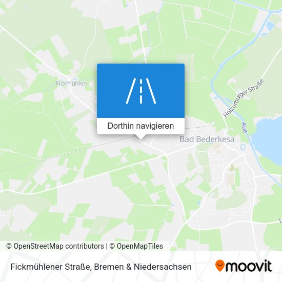 Fickmühlener Straße Karte