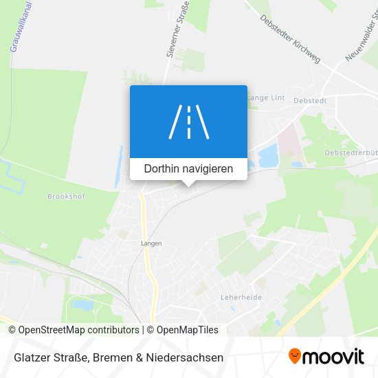 Glatzer Straße Karte