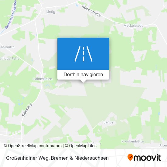 Großenhainer Weg Karte