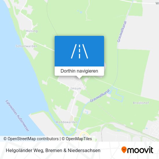 Helgoländer Weg Karte