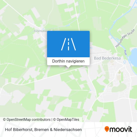 Hof Biberhorst Karte