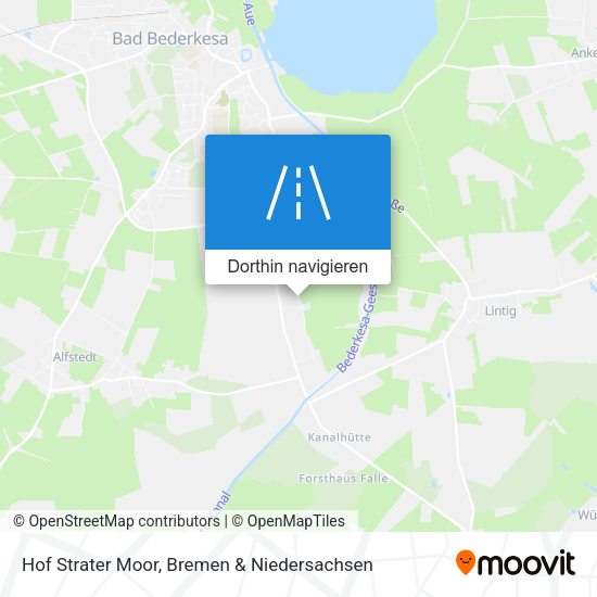 Hof Strater Moor Karte