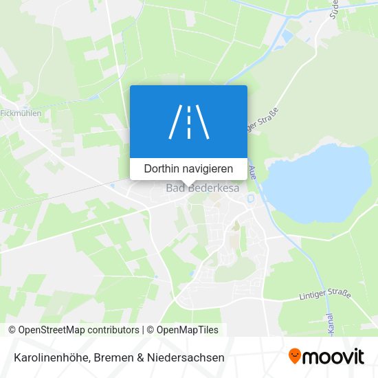 Karolinenhöhe Karte