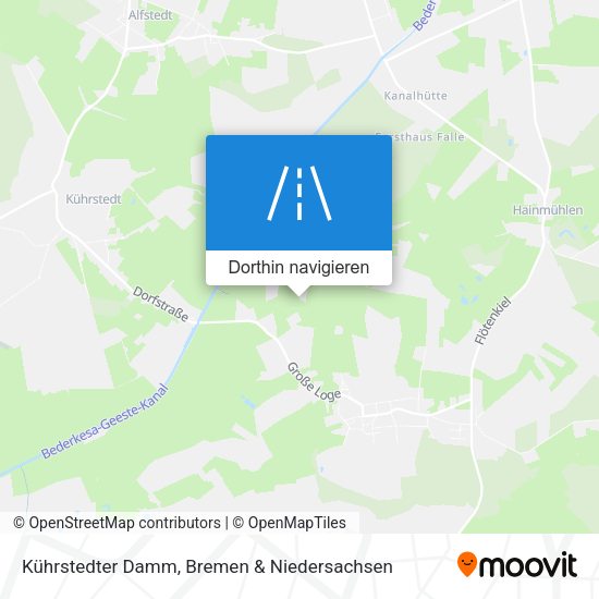 Kührstedter Damm Karte