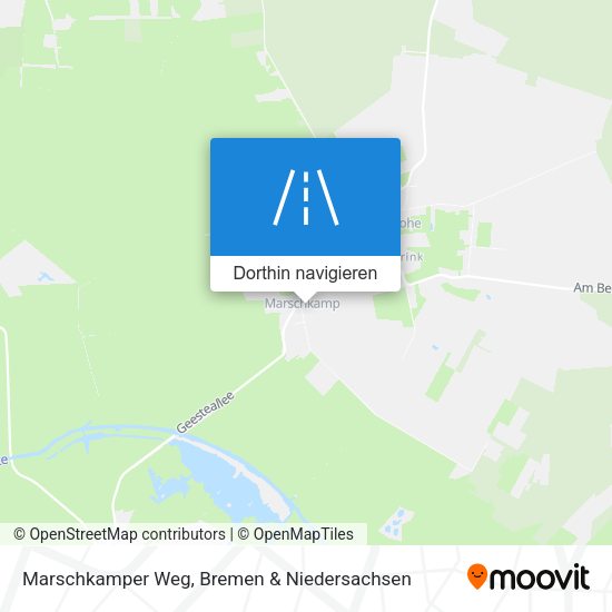 Marschkamper Weg Karte