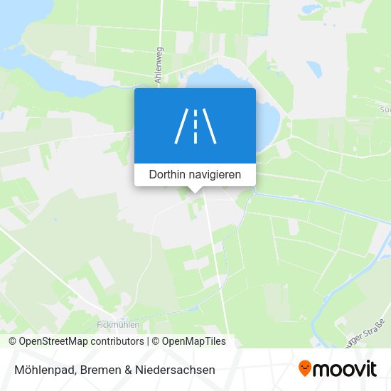 Möhlenpad Karte