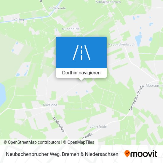Neubachenbrucher Weg Karte