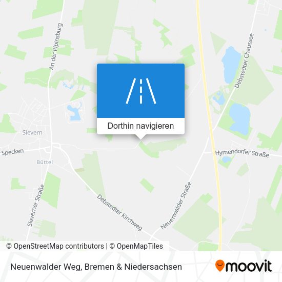 Neuenwalder Weg Karte
