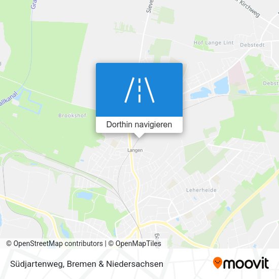 Südjartenweg Karte