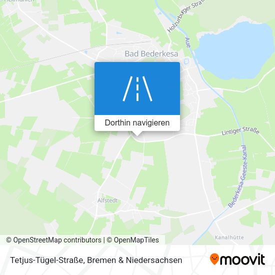Tetjus-Tügel-Straße Karte