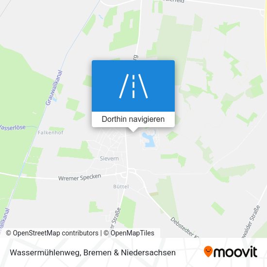 Wassermühlenweg Karte