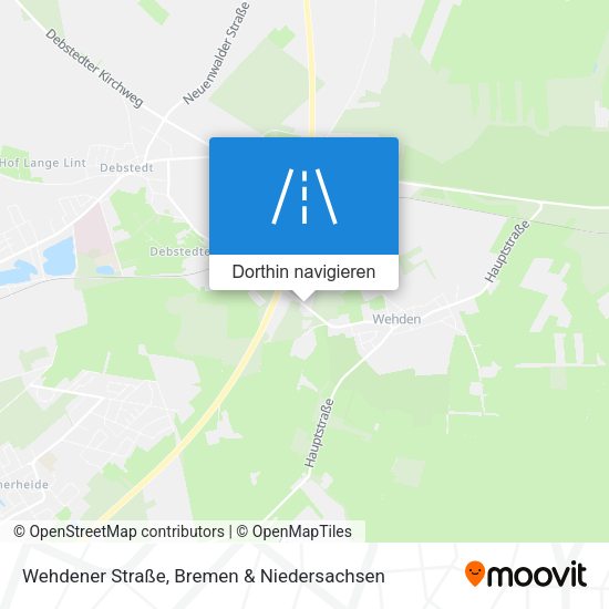 Wehdener Straße Karte