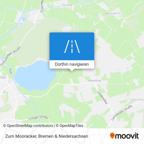 Zum Mooracker Karte