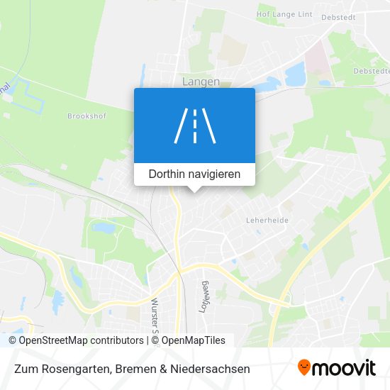 Zum Rosengarten Karte