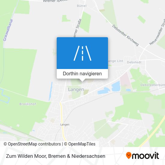 Zum Wilden Moor Karte