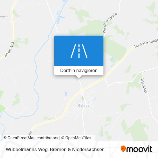 Wübbelmanns Weg Karte